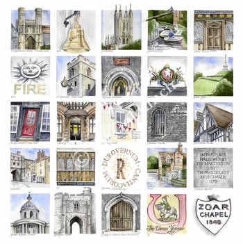 Canterbury alphabet print